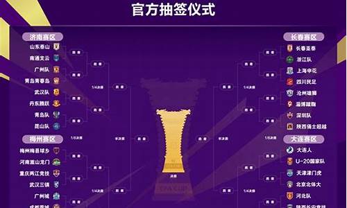 2017年足协杯冠军是谁,17年足协怀对阵表